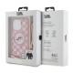 Husa pentru iPhone 15 Pro Max - Karl Lagerfeld IML Crossbody MagSafe (KLHMP15XHCKCKLCP) - Pink Monogram Karl&Choupette Head