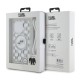 Husa pentru iPhone 15 Pro Max - Karl Lagerfeld IML Crossbody MagSafe (KLHMP15XHCKCKLCT) - Clear Monogram Karl&Choupette Head