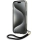 Husa pentru iPhone 15 Pro Max - Karl Lagerfeld IML Luxury (KLHCP15XHKDPNSK) - Mono KL Pattern&Cord