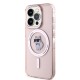 Husa pentru iPhone 15 Pro Max - Karl Lagerfeld IML MagSafe (KLHMP15XHFCCNOP) - Pink Choupette