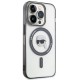 Husa pentru iPhone 15 Pro Max - Karl Lagerfeld IML MagSafe (KLHMP15XHKHNOTK) - Transparent Karl`s Head