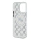 Husa pentru iPhone 15 Pro Max - Karl Lagerfeld IML MagSafe (KLHMP15XHMCKMHT) - Clear Monogram Karl&Choupette Head