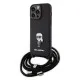 Husa pentru iPhone 15 Pro Max - Karl Lagerfeld Saffiano Crossbody (KLHCP15XSASKNPSK) - Monogram Metal Pin Karl Husa pentru iPhone 15 Pro Max - Karl Lagerfeld Saffiano Crossbody (KLHCP15XSASKNPSK) - Monogram Metal Pin Karl