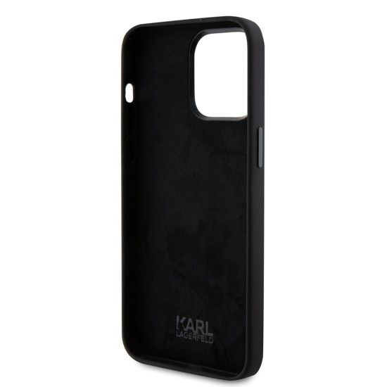 Husa pentru iPhone 15 Pro Max - Karl Lagerfeld Silicone (KLHCP15XSDHKCNK) - Karl&Choupette Head