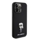 Husa pentru iPhone 15 Pro Max - Karl Lagerfeld Silicone (KLHCP15XSMHKNPK) - Ikonik Metal Pin