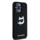 Husa pentru iPhone 15 Pro Max - Karl Lagerfeld Silicone MagSafe (KLHMP15XSCHPPLK) - Choupette Head