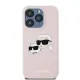 Husa pentru iPhone 15 Pro Max - Karl Lagerfeld Silicone MagSafe (KLHMP15XSKCHPPLP) - Pink Karl&Choupette Husa pentru iPhone 15 Pro Max - Karl Lagerfeld Silicone MagSafe (KLHMP15XSKCHPPLP) - Pink Karl&Choupette