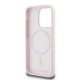 Husa pentru iPhone 15 Pro Max - Karl Lagerfeld Silicone MagSafe (KLHMP15XSKCHPPLP) - Pink Karl&Choupette