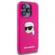 Husa pentru iPhone 15 Pro Max - Karl Lagerfeld Silicone MagSafe (KLHMP15XSKHPPLF) - Fuchsia Karl`s Head Husa pentru iPhone 15 Pro Max - Karl Lagerfeld Silicone MagSafe (KLHMP15XSKHPPLF) - Fuchsia Karl`s Head