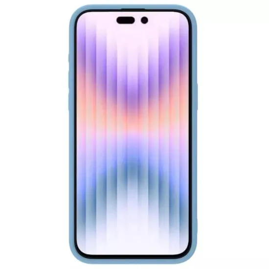 Husa pentru iPhone 15 Pro Max - Nillkin CamShield Silky MagSafe Silicone - Haze Blue Husa pentru iPhone 15 Pro Max - Nillkin CamShield Silky MagSafe Silicone - Haze Blue