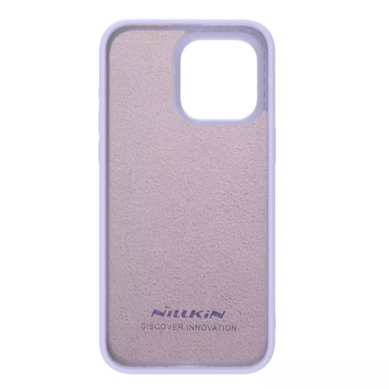 Husa pentru iPhone 15 Pro Max - Nillkin CamShield Silky MagSafe Silicone - Misty Purple