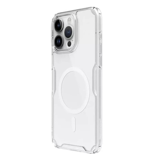 Husa pentru iPhone 15 Pro Max - Nillkin Nature TPU MagSafe Case - Transparent