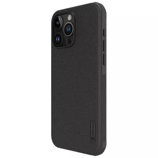 Husa pentru iPhone 15 Pro Max - Nillkin Super Frosted Shield Pro - Black Husa pentru iPhone 15 Pro Max - Nillkin Super Frosted Shield Pro - Black