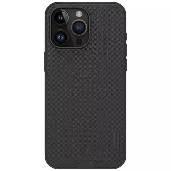 Husa pentru iPhone 15 Pro Max - Nillkin Super Frosted Shield Pro - Black Husa pentru iPhone 15 Pro Max - Nillkin Super Frosted Shield Pro - Black