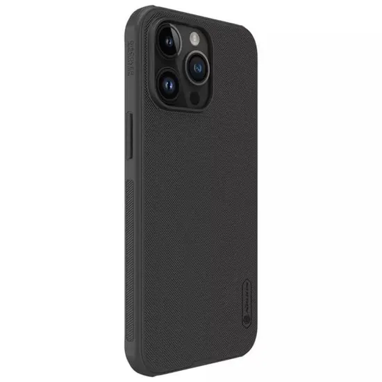 Husa pentru iPhone 15 Pro Max - Nillkin Super Frosted Shield Pro - Black Husa pentru iPhone 15 Pro Max - Nillkin Super Frosted Shield Pro - Black
