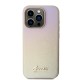 Husa pentru iPhone 15 Pro Max - Saffiano Iridescent Script (GUHCP15XPSAIRSD) - Gold Husa pentru iPhone 15 Pro Max - Saffiano Iridescent Script (GUHCP15XPSAIRSD) - Gold