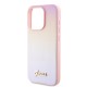 Husa pentru iPhone 15 Pro Max - Saffiano Iridescent Script (GUHCP15XPSAIRSP) - Pink Husa pentru iPhone 15 Pro Max - Saffiano Iridescent Script (GUHCP15XPSAIRSP) - Pink