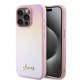 Husa pentru iPhone 15 Pro Max - Saffiano Iridescent Script (GUHCP15XPSAIRSP) - Pink Husa pentru iPhone 15 Pro Max - Saffiano Iridescent Script (GUHCP15XPSAIRSP) - Pink
