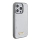 Husa pentru iPhone 15 Pro Max - Sequin Script Metal (GUHCP15XPSFDGSS) - Silver Husa pentru iPhone 15 Pro Max - Sequin Script Metal (GUHCP15XPSFDGSS) - Silver