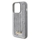 Husa pentru iPhone 15 Pro Max - Sequin Script Metal (GUHCP15XPSFDGSS) - Silver Husa pentru iPhone 15 Pro Max - Sequin Script Metal (GUHCP15XPSFDGSS) - Silver
