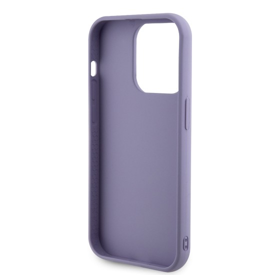 Husa pentru iPhone 15 Pro Max - Sequin Script Metal (GUHCP15XPSFDGSU) - Purple Husa pentru iPhone 15 Pro Max - Sequin Script Metal (GUHCP15XPSFDGSU) - Purple