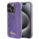Husa pentru iPhone 15 Pro Max - Sequin Script Metal (GUHCP15XPSFDGSU) - Purple Husa pentru iPhone 15 Pro Max - Sequin Script Metal (GUHCP15XPSFDGSU) - Purple