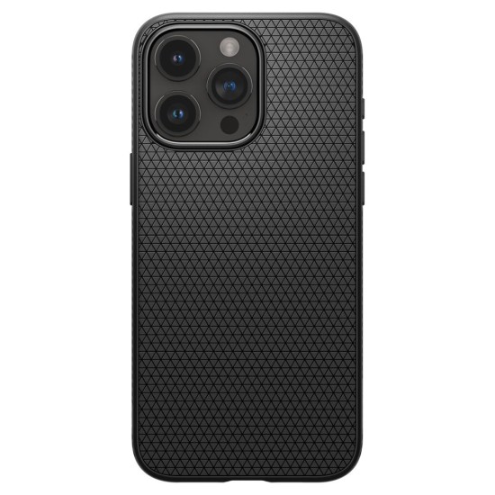 Husa pentru iPhone 15 Pro Max - Spigen Liquid Air - Matte Black