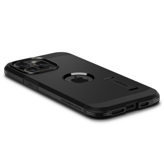 Husa pentru iPhone 15 Pro Max - Spigen Tough Armor MagSafe - Black