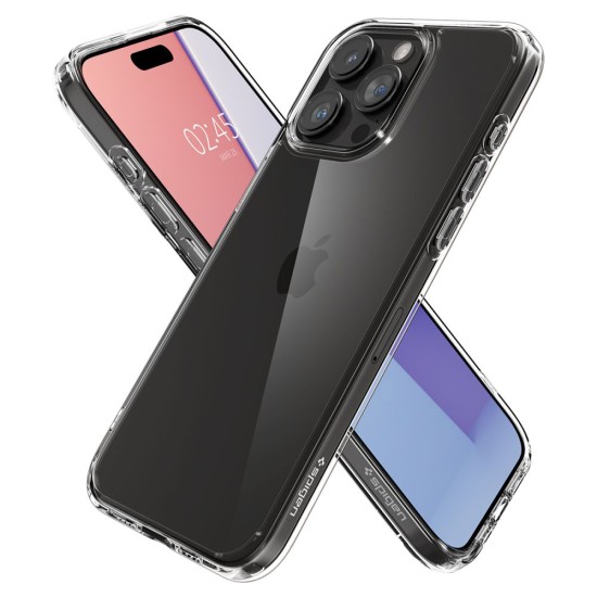 Husa pentru iPhone 15 Pro Max - Spigen Ultra Hybrid - Clear