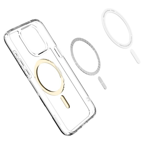 Husa pentru iPhone 15 Pro Max - Spigen Ultra Hybrid MagSafe - Gold Husa pentru iPhone 15 Pro Max - Spigen Ultra Hybrid MagSafe - Gold