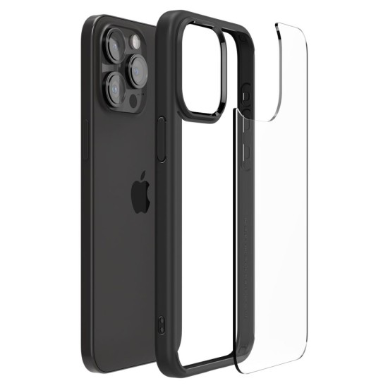 Husa pentru iPhone 15 Pro Max - Spigen Ultra Hybrid - Matte Black