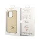 Husa pentru iPhone 15 Pro Max - Strass Metal Logo (GUHCP15XPS4DGPD) - Gold