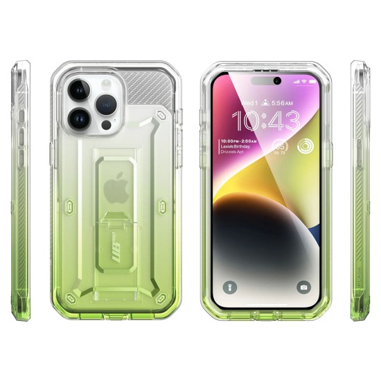 Husa pentru iPhone 15 Pro Max - Supcase Unicorn Beetle Pro - Gradient Green