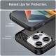 Husa pentru iPhone 15 Pro Max - Techsuit Carbon Silicone - Black Husa pentru iPhone 15 Pro Max - Techsuit Carbon Silicone - Black