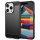 Husa pentru iPhone 15 Pro Max - Techsuit Carbon Silicone - Black Husa pentru iPhone 15 Pro Max - Techsuit Carbon Silicone - Black