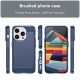 Husa pentru iPhone 15 Pro Max - Techsuit Carbon Silicone - Blue