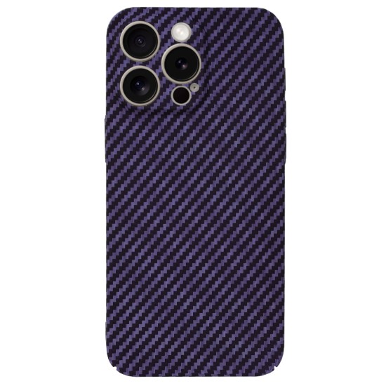 Husa pentru iPhone 15 Pro Max - Techsuit Carbonite FiberShell - Purple