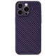 Husa pentru iPhone 15 Pro Max - Techsuit Carbonite FiberShell - Purple