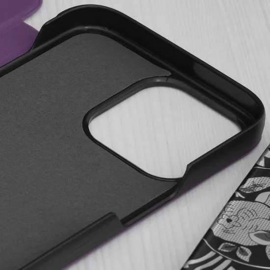 Husa pentru iPhone 15 Pro Max - Techsuit eFold Series - Purple Husa pentru iPhone 15 Pro Max - Techsuit eFold Series - Purple