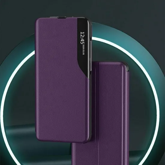 Husa pentru iPhone 15 Pro Max - Techsuit eFold Series - Purple Husa pentru iPhone 15 Pro Max - Techsuit eFold Series - Purple
