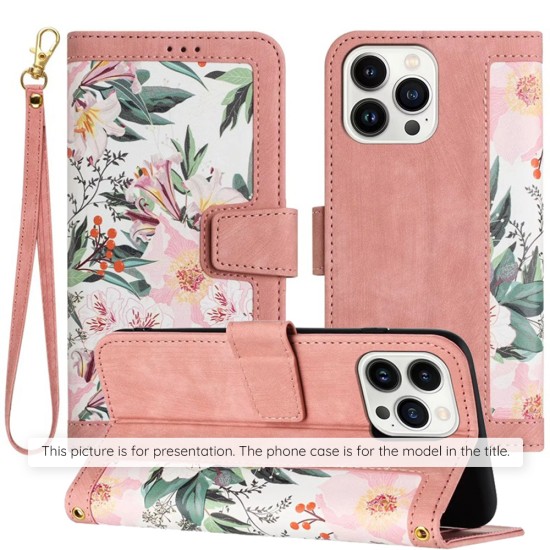 Husa pentru iPhone 15 Pro Max - Techsuit FlipCraft - Sweetheart Pink Husa pentru iPhone 15 Pro Max - Techsuit FlipCraft - Sweetheart Pink