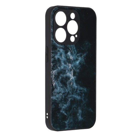 Husa pentru iPhone 15 Pro Max - Techsuit Glaze Series - Blue Nebula Husa pentru iPhone 15 Pro Max - Techsuit Glaze Series - Blue Nebula