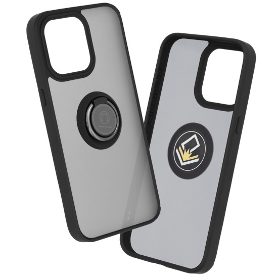 Husa pentru iPhone 15 Pro Max - Techsuit Glinth - Black Husa pentru iPhone 15 Pro Max - Techsuit Glinth - Black