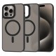 Husa pentru iPhone 15 Pro Max - Techsuit HaloFrost MagSafe Series - Black Husa pentru iPhone 15 Pro Max - Techsuit HaloFrost MagSafe Series - Black