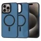 Husa pentru iPhone 15 Pro Max - Techsuit HaloFrost MagSafe Series - Deep Blue Husa pentru iPhone 15 Pro Max - Techsuit HaloFrost MagSafe Series - Deep Blue