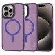 Husa pentru iPhone 15 Pro Max - Techsuit HaloFrost MagSafe Series - Deep Purple Husa pentru iPhone 15 Pro Max - Techsuit HaloFrost MagSafe Series - Deep Purple