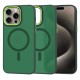 Husa pentru iPhone 15 Pro Max - Techsuit HaloFrost MagSafe Series (Green Camera Frame) - Midnight Green Husa pentru iPhone 15 Pro Max - Techsuit HaloFrost MagSafe Series (Green Camera Frame) - Midnight Green
