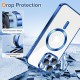 Husa pentru iPhone 15 Pro Max - Techsuit Luxury Crystal MagSafe - Deep Blue Husa pentru iPhone 15 Pro Max - Techsuit Luxury Crystal MagSafe - Deep Blue