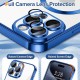 Husa pentru iPhone 15 Pro Max - Techsuit Luxury Crystal MagSafe - Deep Blue Husa pentru iPhone 15 Pro Max - Techsuit Luxury Crystal MagSafe - Deep Blue