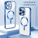Husa pentru iPhone 15 Pro Max - Techsuit Luxury Crystal MagSafe - Deep Blue Husa pentru iPhone 15 Pro Max - Techsuit Luxury Crystal MagSafe - Deep Blue